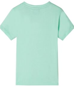 Kindershirt met korte mouwen 116 lichtgroen