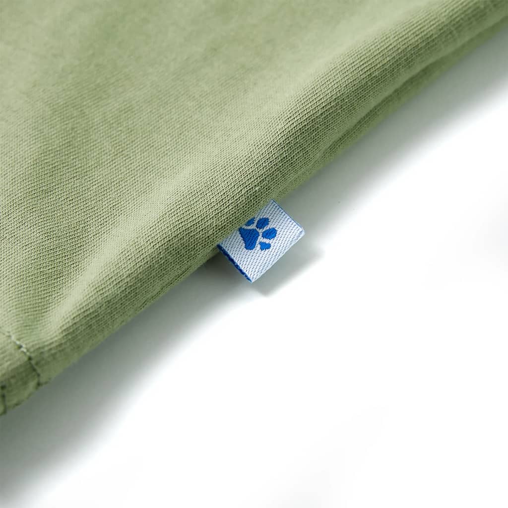 Kindershirt met korte mouwen 116 lichtkakikleurig - Image 5