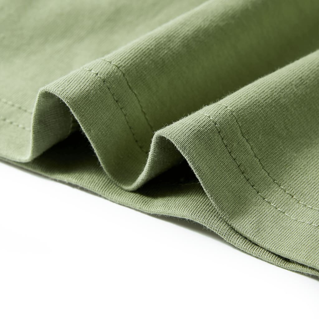 Kindershirt met korte mouwen 116 lichtkakikleurig - Image 6