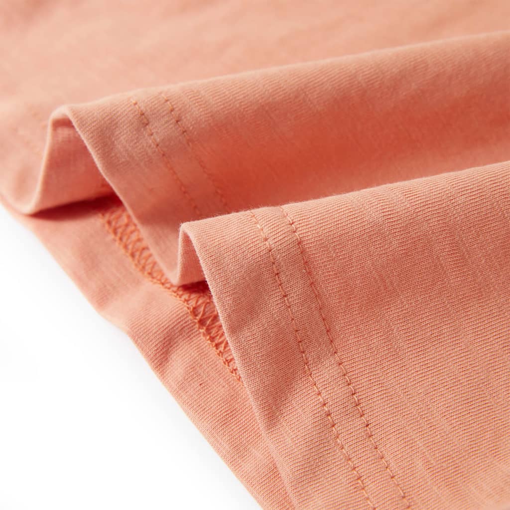 Kindershirt met korte mouwen 116 lichtoranje - Image 7