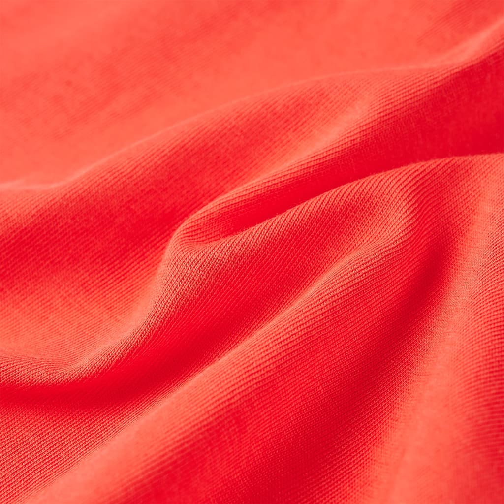 Kindershirt met korte mouwen 116 rood - Image 7