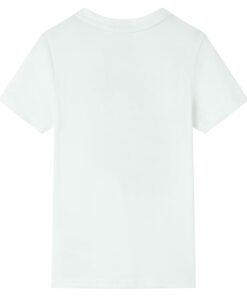 Kindershirt met korte mouwen 128 ecru