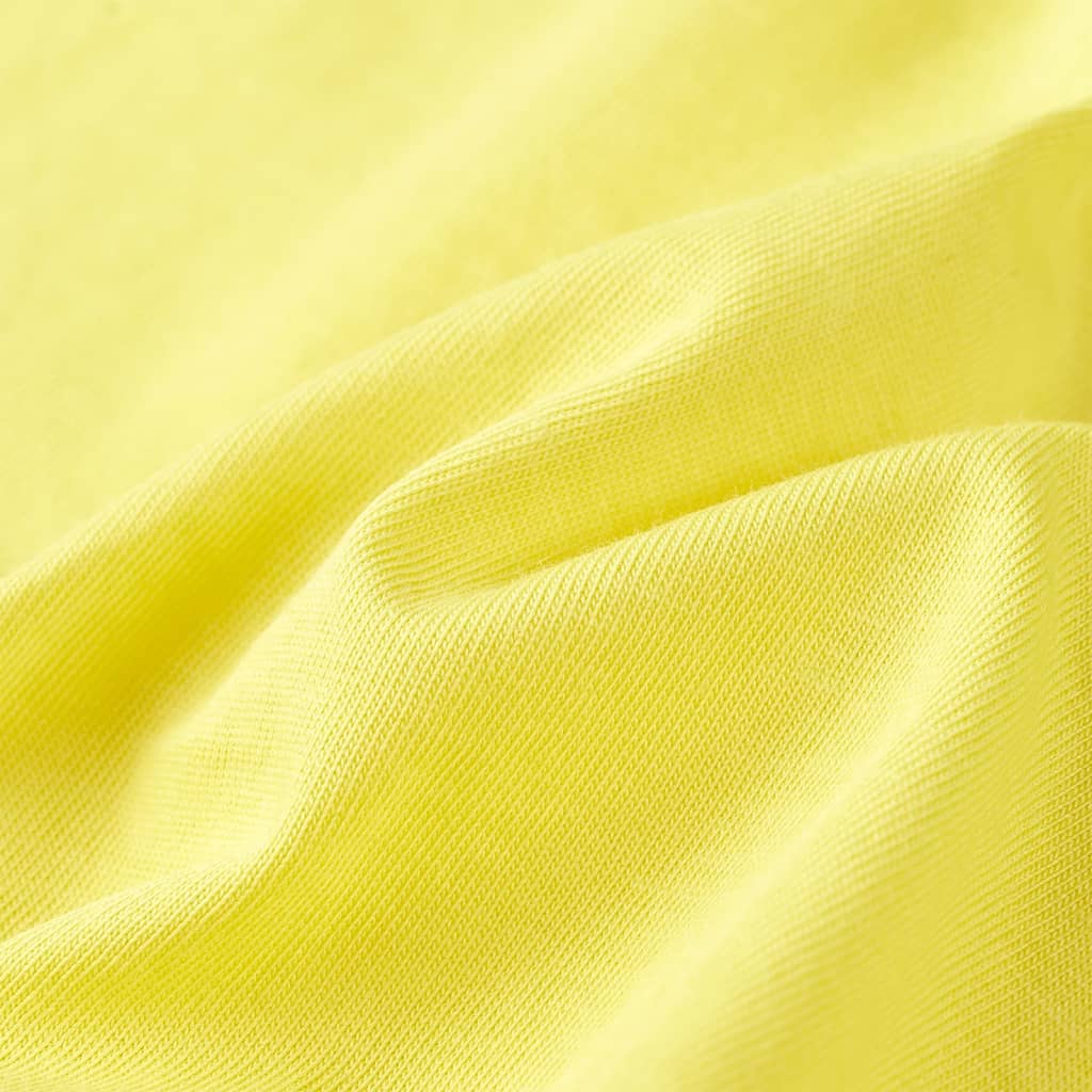 Kindershirt met korte mouwen 128 geel - Image 7