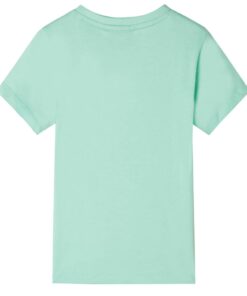 Kindershirt met korte mouwen 128 lichtgroen
