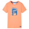 Kindershirt met korte mouwen 128 neonoranje