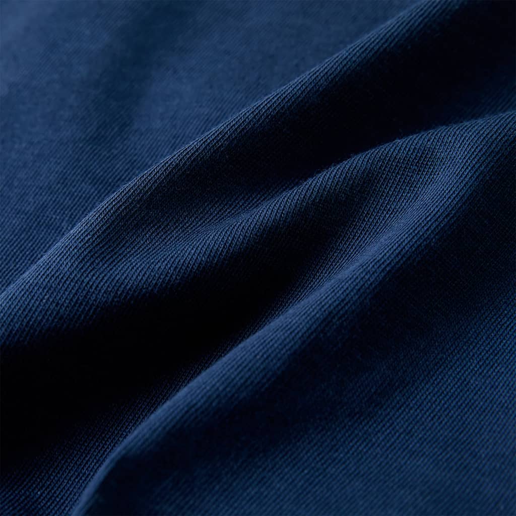 Kindershirt met korte mouwen 140 donkerblauw - Image 7