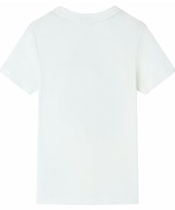 Kindershirt met korte mouwen 140 ecru