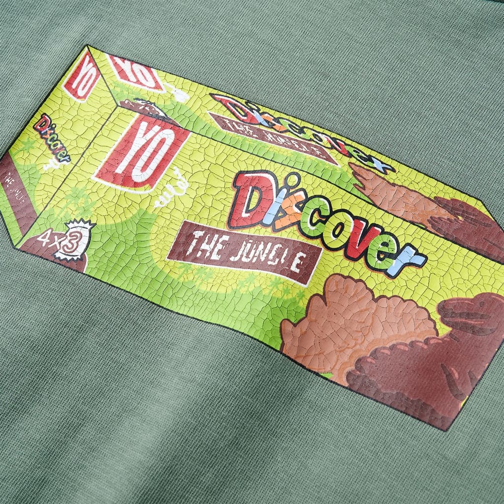 Kindershirt met korte mouwen 140 kakikleurig - Image 4