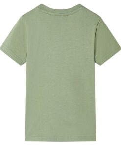 Kindershirt met korte mouwen 140 lichtkakikleurig