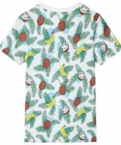 Kindershirt met korte mouwen 140 meerkleurig