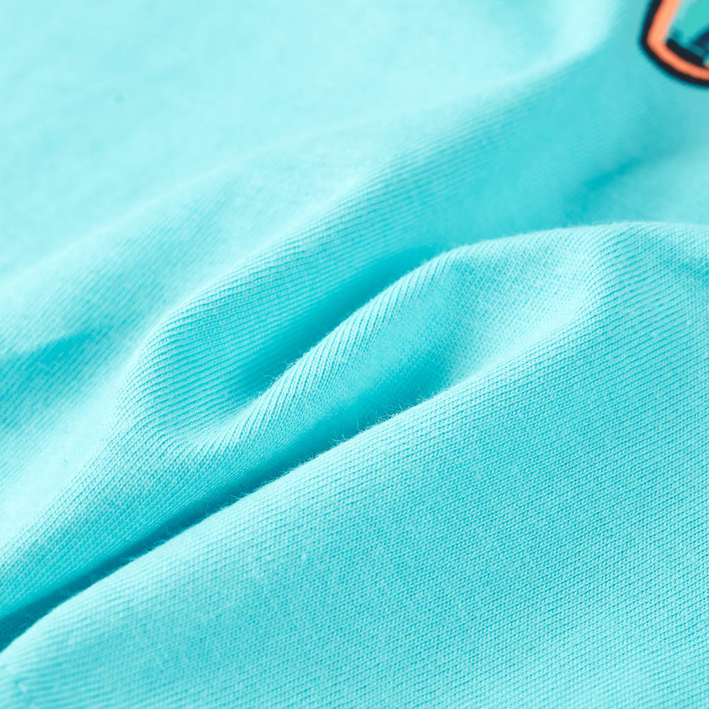 Kindershirt met korte mouwen 140 zeeblauw - Image 7