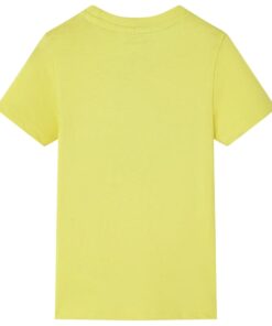 Kindershirt met korte mouwen 92 geel