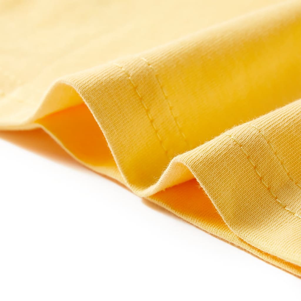 Kindershirt met korte mouwen 92 geel - Image 6