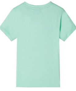 Kindershirt met korte mouwen 92 lichtgroen