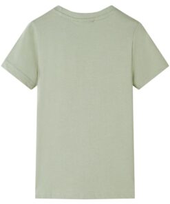 Kindershirt met korte mouwen 92 lichtkakikleurig