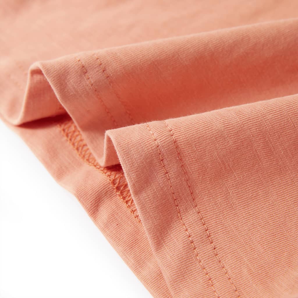 Kindershirt met korte mouwen 92 lichtoranje - Image 7