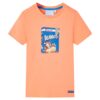 Kindershirt met korte mouwen 92 neonoranje