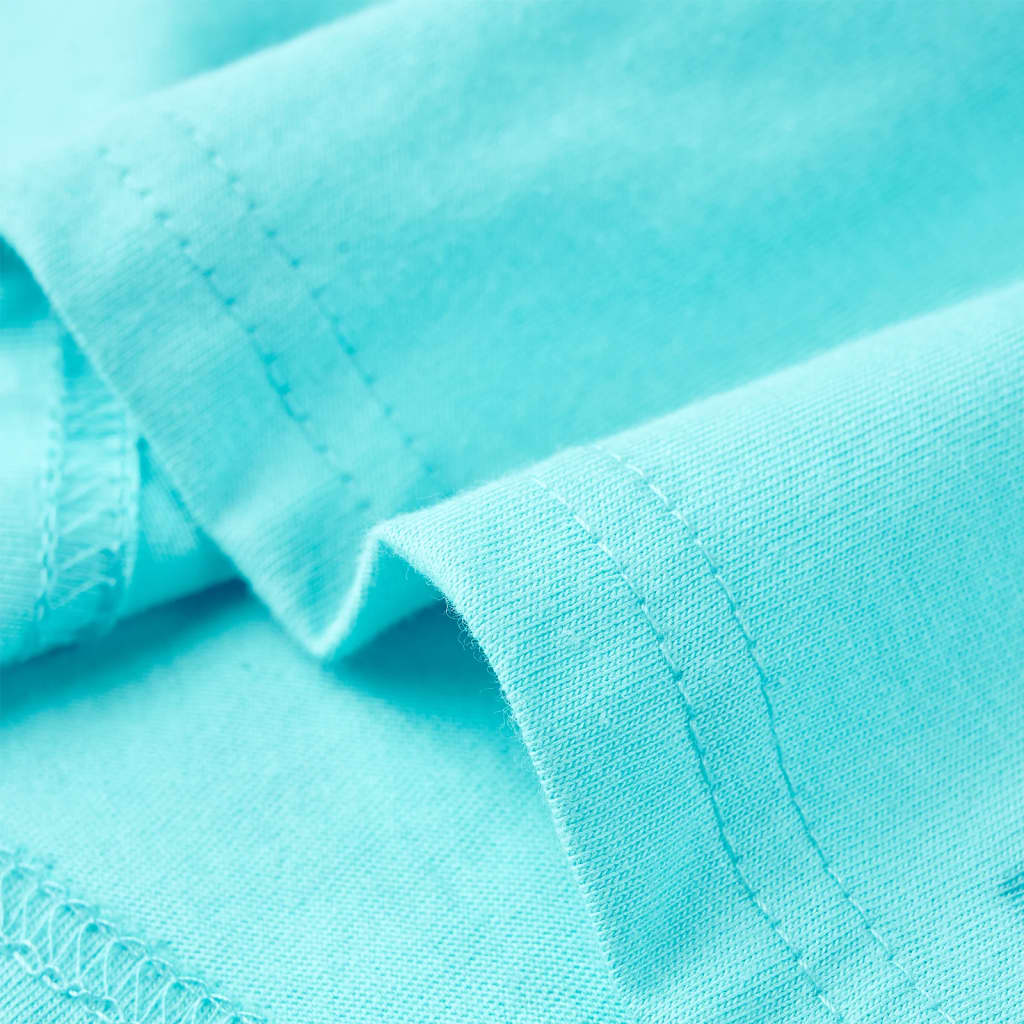 Kindershirt met korte mouwen 92 zeeblauw - Image 6