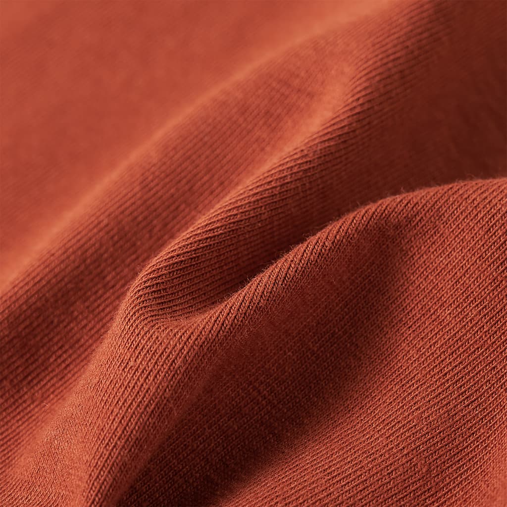 Kindershirt met lange mouwen 104 cognackleurig - Image 7