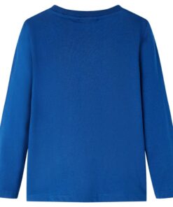 Kindershirt met lange mouwen 104 donkerblauw