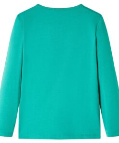 Kindershirt met lange mouwen 104 felgroen
