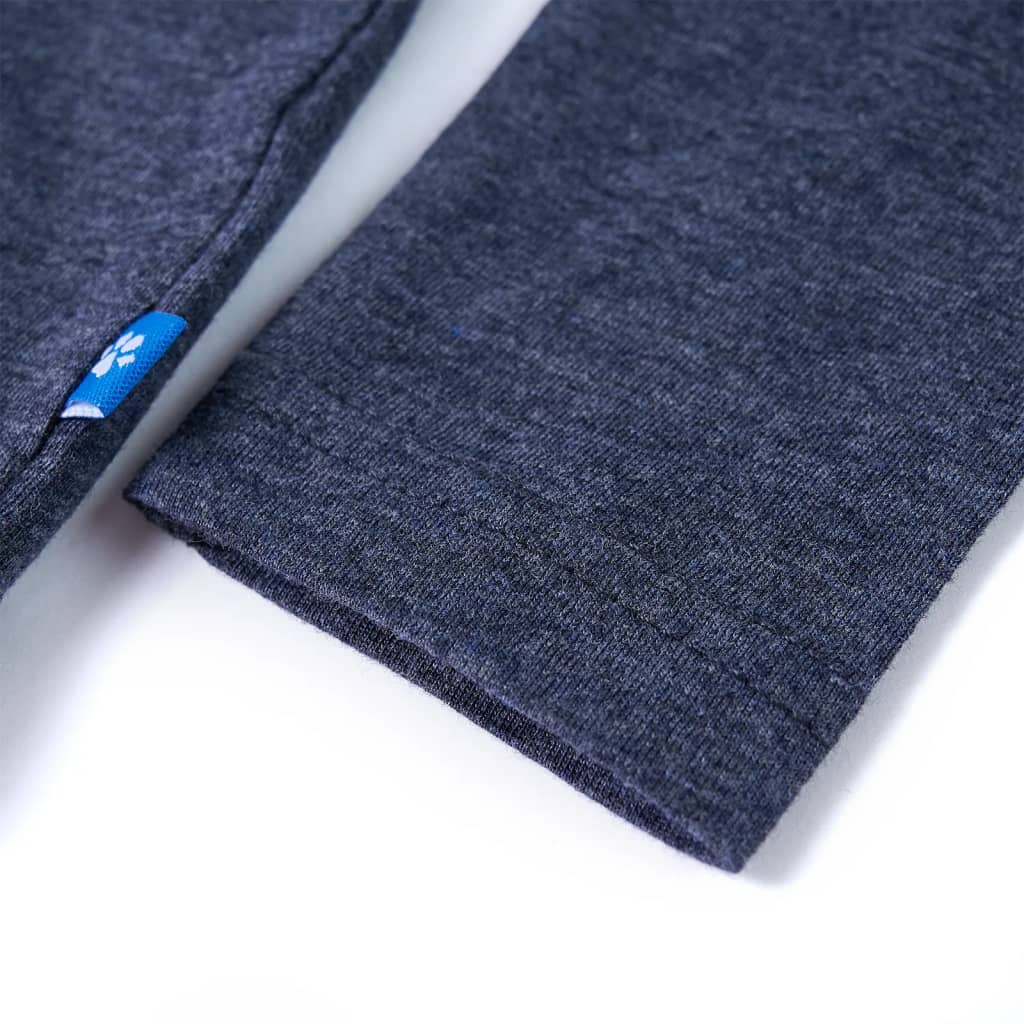 Kindershirt met lange mouwen 104 gemêleerd donkerblauw - Image 5