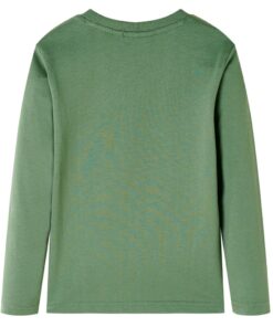 Kindershirt met lange mouwen 104 lichtkakikleurig