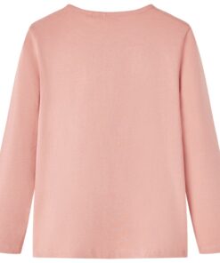 Kindershirt met lange mouwen 104 lichtroze