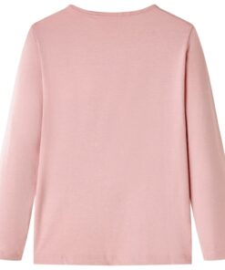 Kindershirt met lange mouwen 104 lichtroze