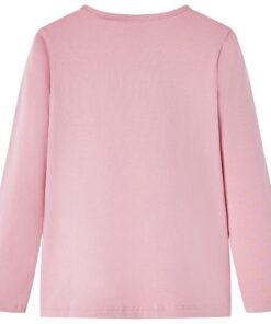 Kindershirt met lange mouwen 104 lichtroze