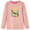 Kindershirt met lange mouwen 104 lichtroze