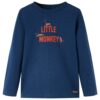 Kindershirt met lange mouwen 104 marineblauw