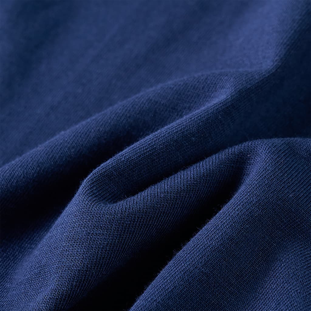 Kindershirt met lange mouwen 104 marineblauw - Image 7