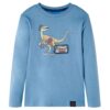 Kindershirt met lange mouwen 104 medium blauw