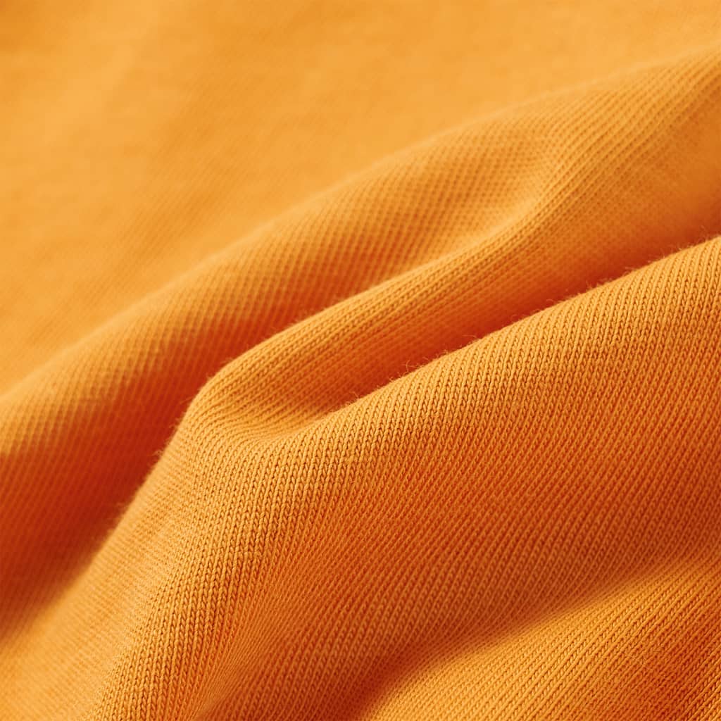 Kindershirt met lange mouwen 104 okerkleurig - Image 7