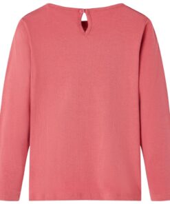 Kindershirt met lange mouwen 104 oudroze