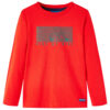 Kindershirt met lange mouwen 104 rood