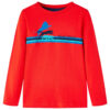 Kindershirt met lange mouwen 104 rood
