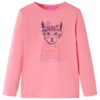 Kindershirt met lange mouwen 104 roze