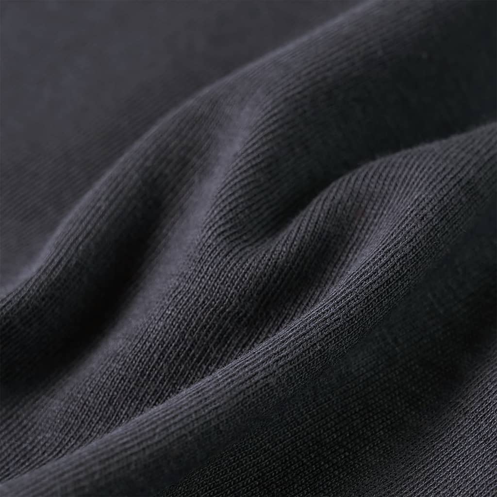 Kindershirt met lange mouwen 116 antracietkleurig - Image 7