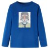 Kindershirt met lange mouwen 116 donkerblauw