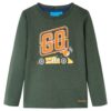 Kindershirt met lange mouwen 116 donkergroen