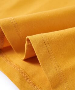 Kindershirt met lange mouwen 116 donkerokerkleurig