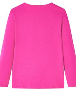 Kindershirt met lange mouwen 116 donkerroze