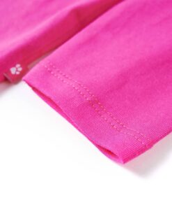 Kindershirt met lange mouwen 116 donkerroze