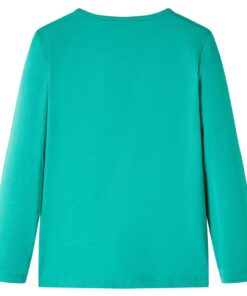 Kindershirt met lange mouwen 116 felgroen
