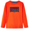 Kindershirt met lange mouwen 116 feloranje