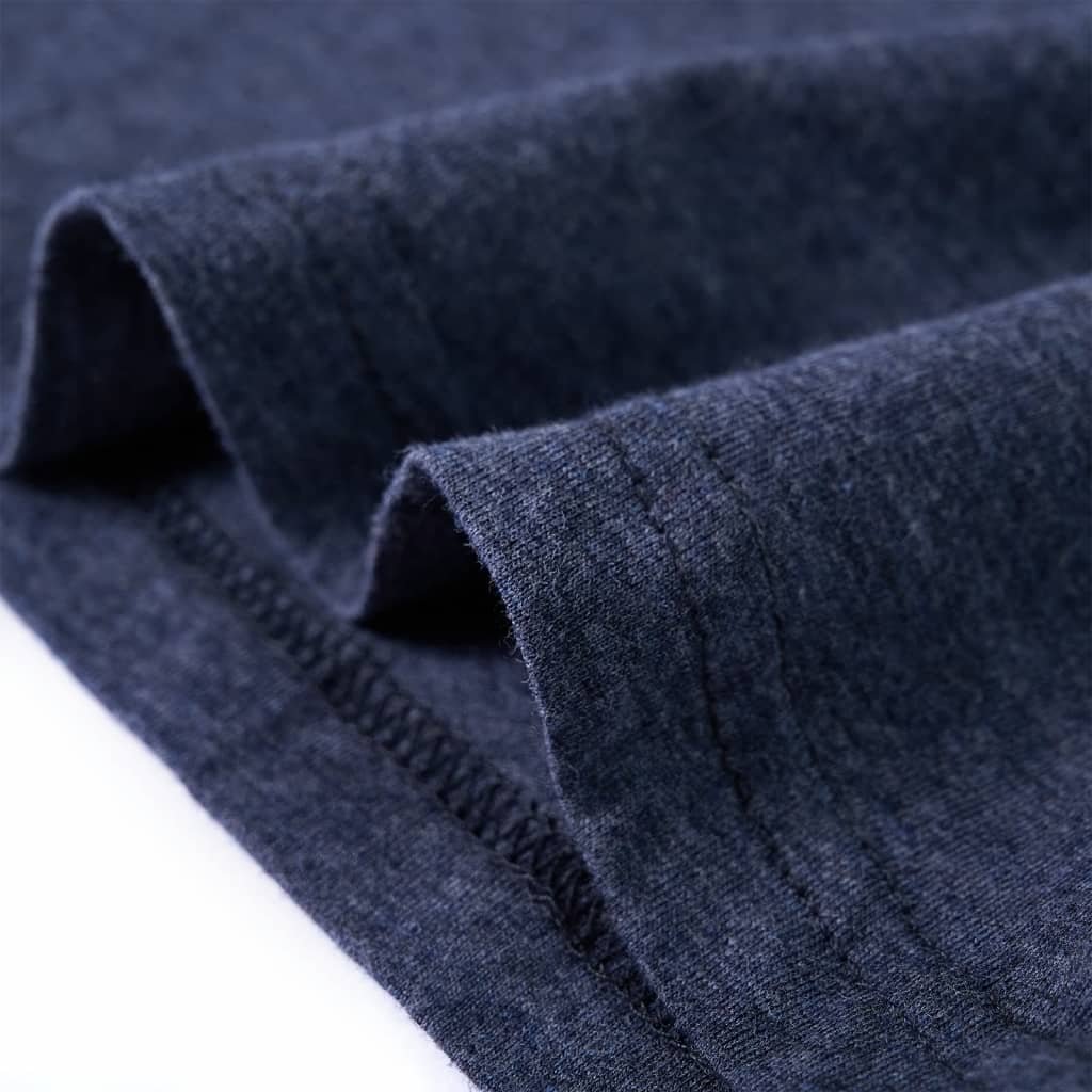 Kindershirt met lange mouwen 116 gemêleerd donkerblauw - Image 6