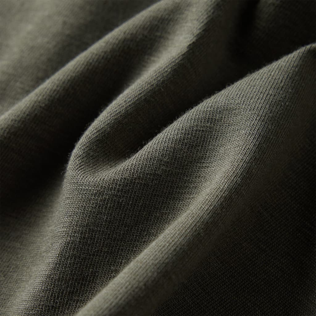 Kindershirt met lange mouwen 116 kakikleurig - Image 7