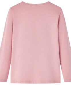 Kindershirt met lange mouwen 116 lichtroze